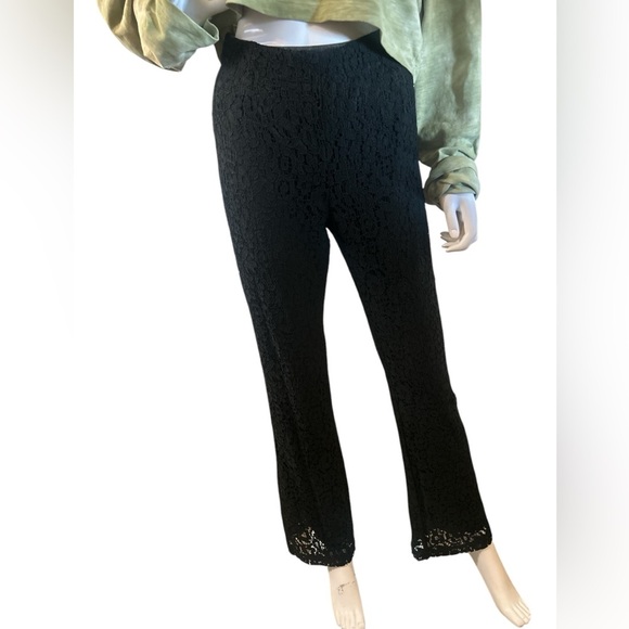 I.N.C. Allover-Lace Flare-Leg Pants - Picture 7 of 10